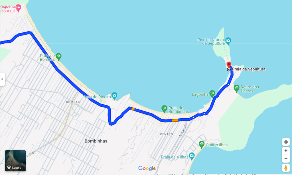 Praia da Sepultura em Bombinhas: Um Paraíso Escondido no Litoral Catarinese (Imagem:Google)