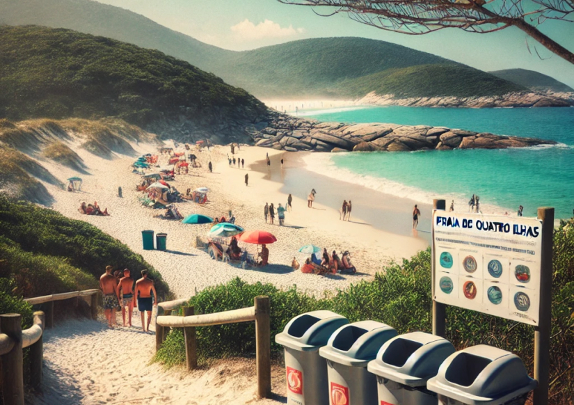 A Praia Mais Limpa de Bombinhas SC - Saiba Qual é!